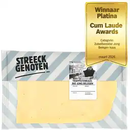 Albert Heijn Streeckgenoten Trappistenkaas bio jong belegen aanbieding