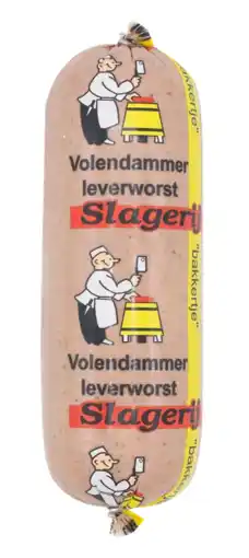 Albert Heijn Slagerij bakkertje Vollendammer leverworst aanbieding