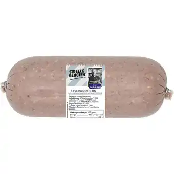 Albert Heijn Streeckgenoten Groningse leverworst fijn aanbieding