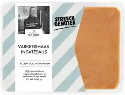 Albert Heijn Streeckgenoten Varkenshaas in satésaus aanbieding