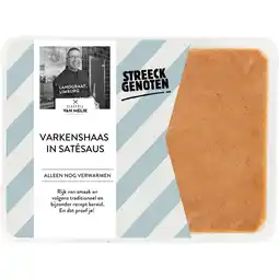 Albert Heijn Streeckgenoten Varkenshaas in satésaus aanbieding
