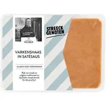 Albert Heijn Streeckgenoten Varkenshaas in satésaus aanbieding