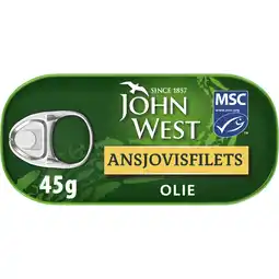 Albert Heijn John West Ansjovisfilets olie aanbieding