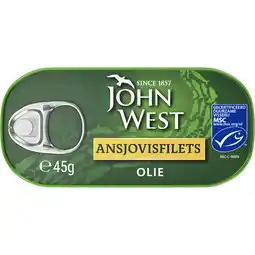 Albert Heijn John West Ansjovisfilets olie aanbieding