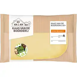 Albert Heijn AH Kaas vd boerderij jong belegen 50+ plak aanbieding