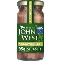 Albert Heijn John West Ansjovisfilets olijfolie aanbieding