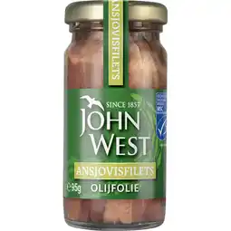 Albert Heijn John West Ansjovisfilets olijfolie aanbieding