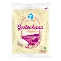 Albert Heijn AH Geitenkaas bel licht pittig 50+ geraspt aanbieding