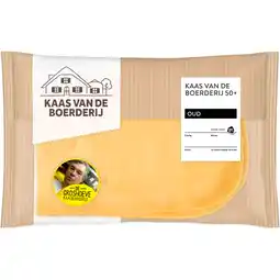 Albert Heijn AH Kaas van de boerderij oud 50+ plak aanbieding