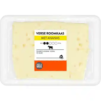 Albert Heijn AH Verse roomkaas met ananas aanbieding