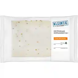 Albert Heijn AH Kleintje geitenkaas koriander 50+ plak aanbieding