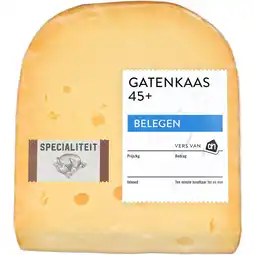 Albert Heijn AH Gatenkaas belegen 45+ stuk aanbieding