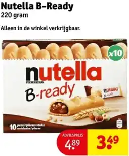 Kruidvat Nutella B-Ready aanbieding