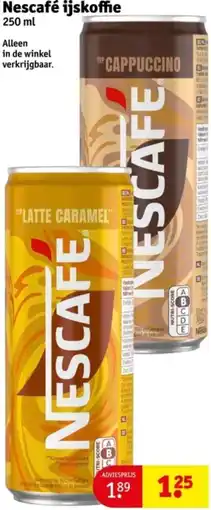 Kruidvat Nescafé ijskoffie aanbieding