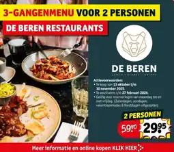 Kruidvat 3-gangenmenu aanbieding