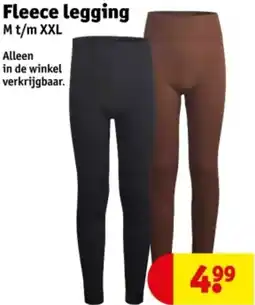 Kruidvat Fleece legging aanbieding
