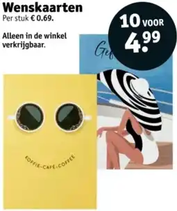Kruidvat Wenskaarten aanbieding