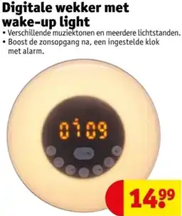 Kruidvat Digitale wekker met wake-up light aanbieding