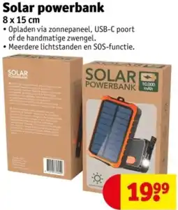 Kruidvat Solar powerbank aanbieding