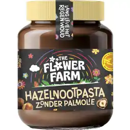 Albert Heijn Flower Farm Hazelnootpasta zonder palmolie aanbieding