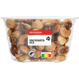 Albert Heijn AH Gezouten macadamia mix aanbieding