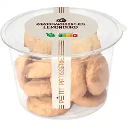Albert Heijn AH Kokos makroontjes lemon curd aanbieding