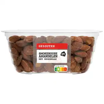 Albert Heijn AH Amandelen met rooksmaak gezouten aanbieding
