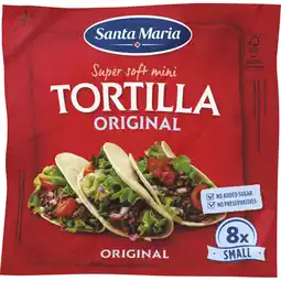 Albert Heijn Santa Maria Tortilla wraps original 8x small aanbieding
