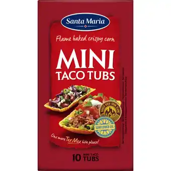 Albert Heijn Santa Maria Mini taco tubs aanbieding
