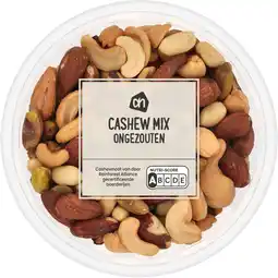 Albert Heijn AH Ongezouten cashewmix aanbieding