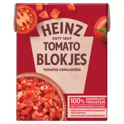 Albert Heijn Heinz Tomaten blokjes naturel aanbieding