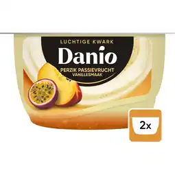 Albert Heijn Danio Luchtige kwark perzik passievrucht aanbieding
