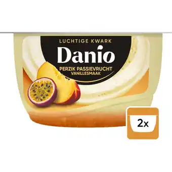 Albert Heijn Danio Luchtige kwark perzik passievrucht aanbieding