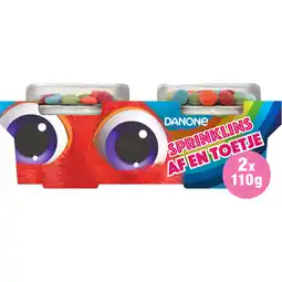 Albert Heijn Danone Af en toetje yoghurt sprinklins aanbieding