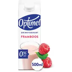 Albert Heijn Optimel Drinkyoghurt framboos aanbieding