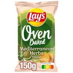 Albert Heijn Lay's Oven baked mediterranean herbs aanbieding