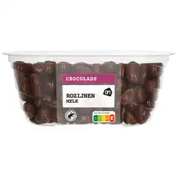 Albert Heijn AH Rozijnen melk chocolade aanbieding