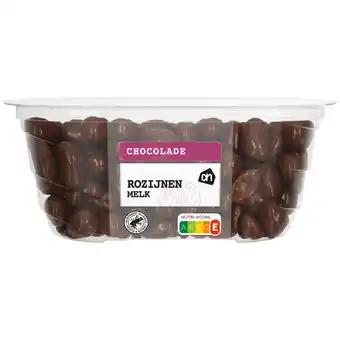 Albert Heijn AH Rozijnen melk chocolade aanbieding