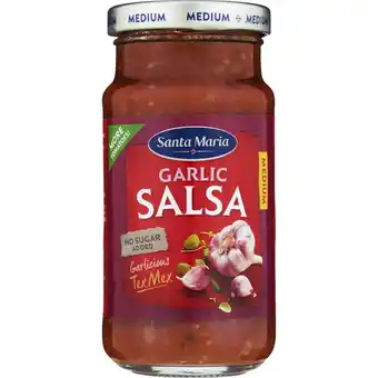 Albert Heijn Santa Maria Garlic salsa medium aanbieding