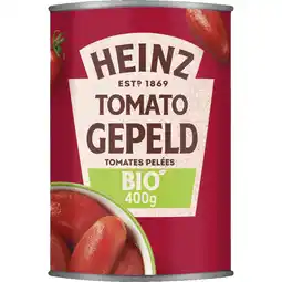 Albert Heijn Heinz Tomaten gepeld biologisch aanbieding