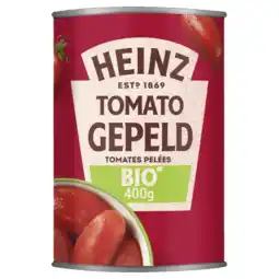 Albert Heijn Heinz Tomaten gepeld biologisch aanbieding