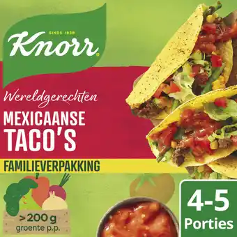 Albert Heijn Knorr Wereldgerecht Mexicaanse taco's family aanbieding