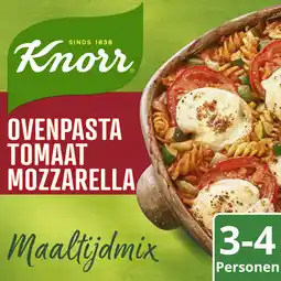 Albert Heijn Knorr Maaltijdmix ovenpasta tomaat mozzarella aanbieding