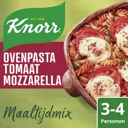 Albert Heijn Knorr Maaltijdmix ovenpasta tomaat mozzarella aanbieding