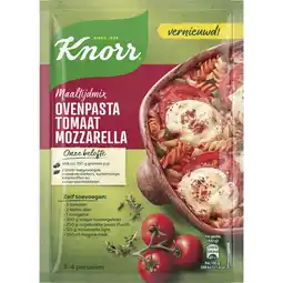 Albert Heijn Knorr Maaltijdmix ovenpasta tomaat mozzarella aanbieding