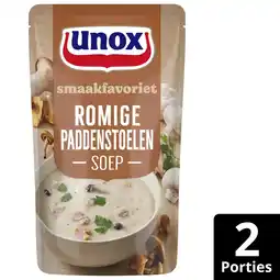 Albert Heijn Unox Romige Paddenstoelensoep aanbieding