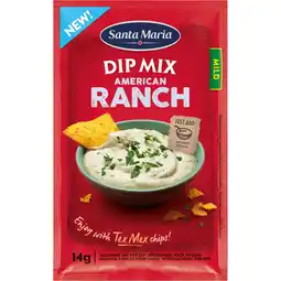 Albert Heijn Santa Maria Dip mix American ranch aanbieding
