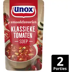 Albert Heijn Unox Klassieke tomatensoep aanbieding