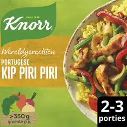 Albert Heijn Knorr Wereldgerechten Portugese kip piri piri aanbieding