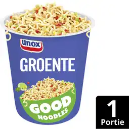 Albert Heijn Unox Good noodles groente aanbieding